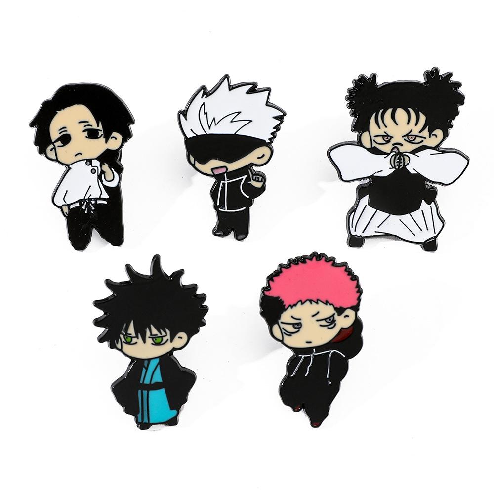 Anime Cartoon PCS Enamel Pins Custom Brooches Lapel Badges Animal Funny Jewelry Gifts for Kids Friends