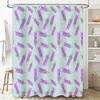 Floral Shower Curtain Botanical Nature Lavender Plants Bathroom Decor Waterproof Fabric Vintage Farmhouse Style Home Textile