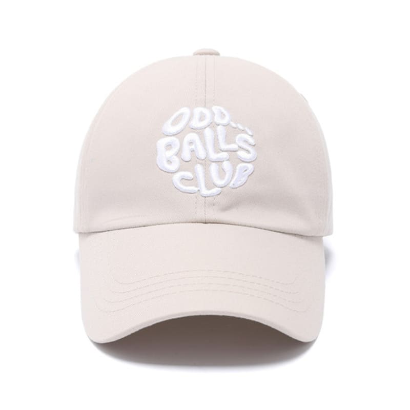 ODDBALLS CLUB Basic Ball Cap Beige