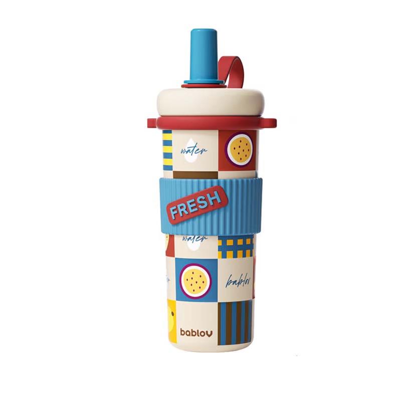 BabloV HuabanSen 720ml 316 Stainless Steel Insulated Straw Cup