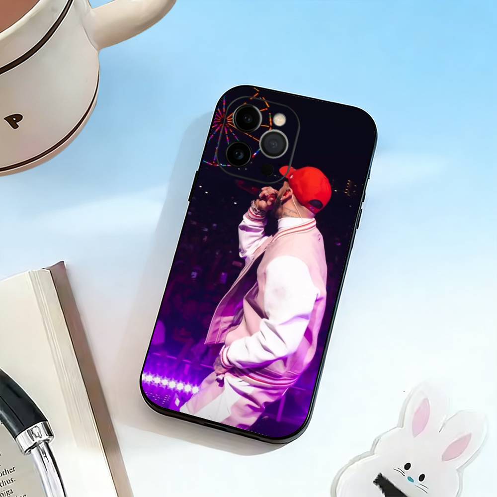 singer-Reggaeton Phone Case For iPhone 17, 16,15,14,13,12,11 Plus,Pro Max, Others Soft Black Cover