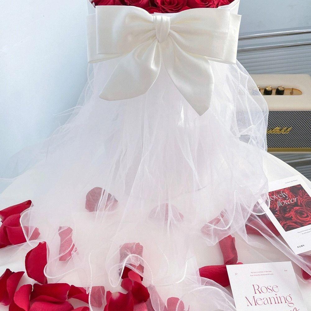 Accessories New Photo Veil Lace Edge Short Simple Wedding Veil With Comb Women's Tulle Bridal Veil