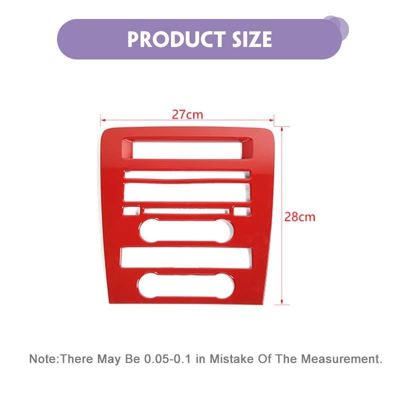 Autocolante de acoperire decorative pentru panoul de navigație cu control central al mașinii, potrivite pentru Ford Mustang 2009-2013, accesorii interioare ABS