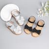 Girls' Polka Dot Bowknot Sandals, Summer Beach Shoes, Princess-style Baby Shoes, Children's Princess Shoes