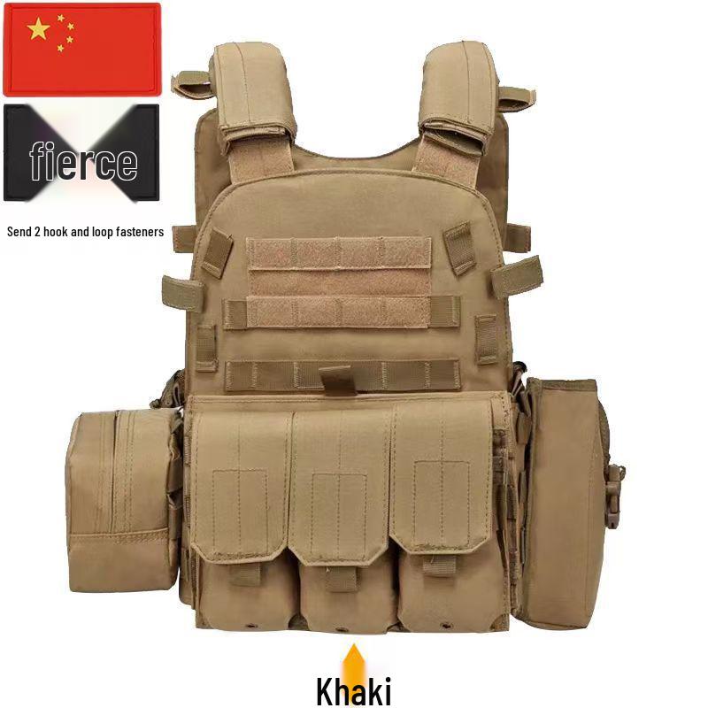 Children's Tactical Camouflage Bulletproof Vest Level III Armor for Outdoor Summer Camp
