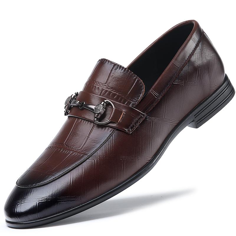 

Мужские лоферы Роскошные высококачественные на плоской подошве Свадебная вечеринка Повседневная офисная уличная повседневная бизнес-обувь Модные Джентльменские слипоны 44 коричневый