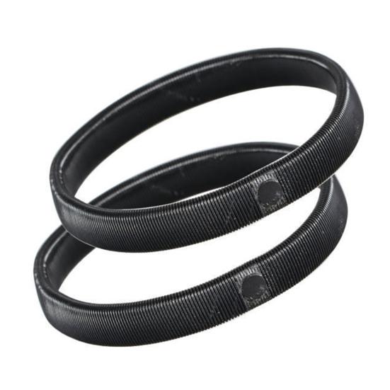 2 Pièces Anneaux de Bras Réglables Élastiques Brassards Unisexe Manches de Chemise Sans Marque Corde à Cheveux Décoration Mode