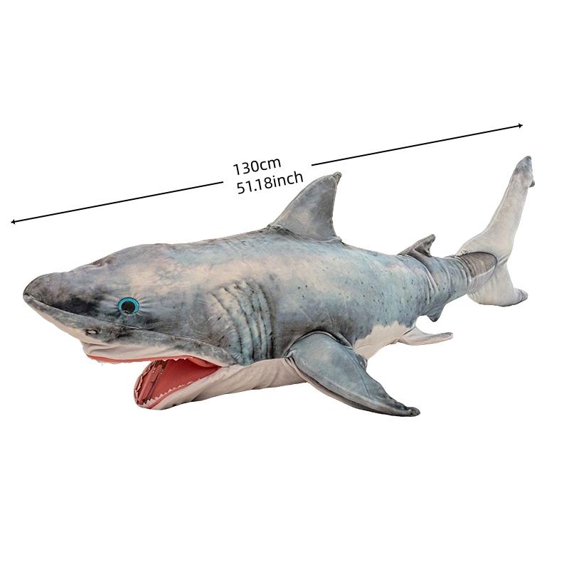 Large Size Lifelike Shark Soft Stuffed