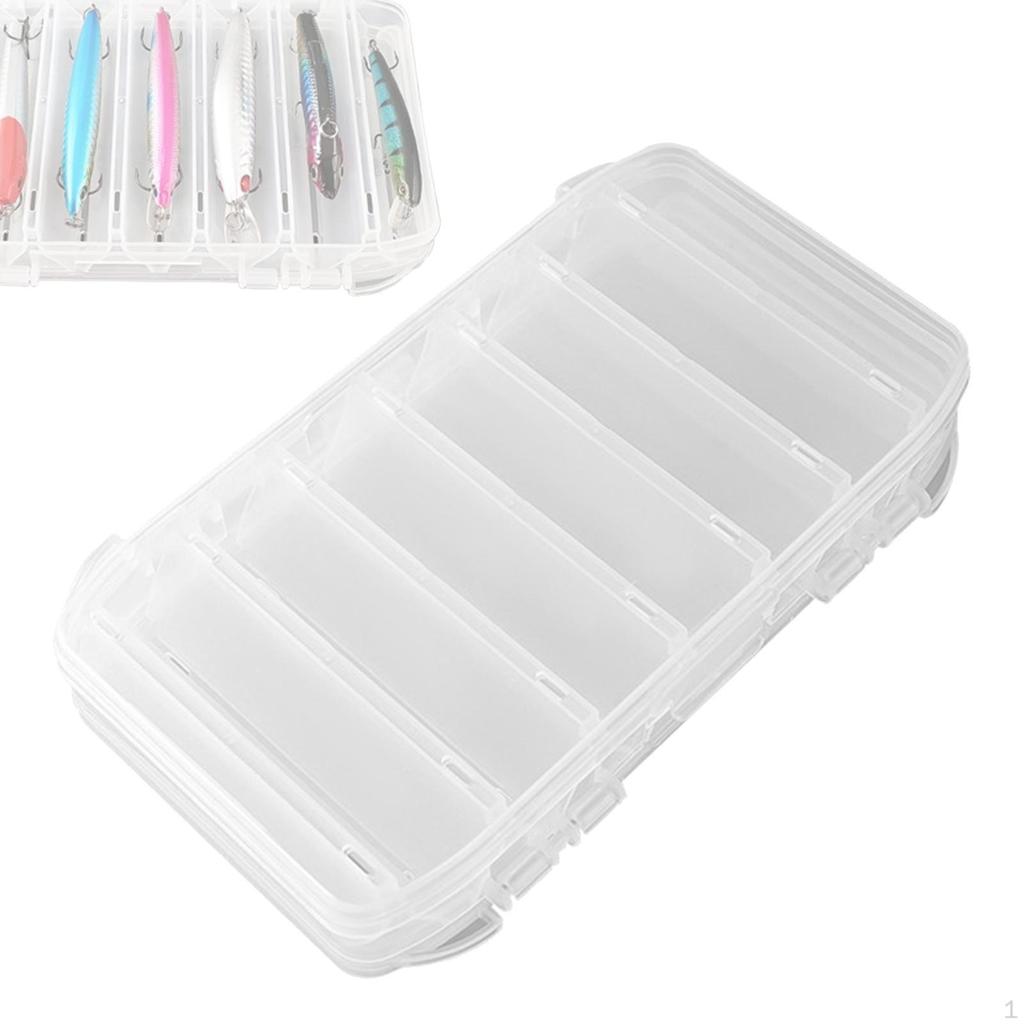 Doppelseitiger Köderbox-Behälter Angelzubehör Mehrzweck Wasserabweisender Organizer
