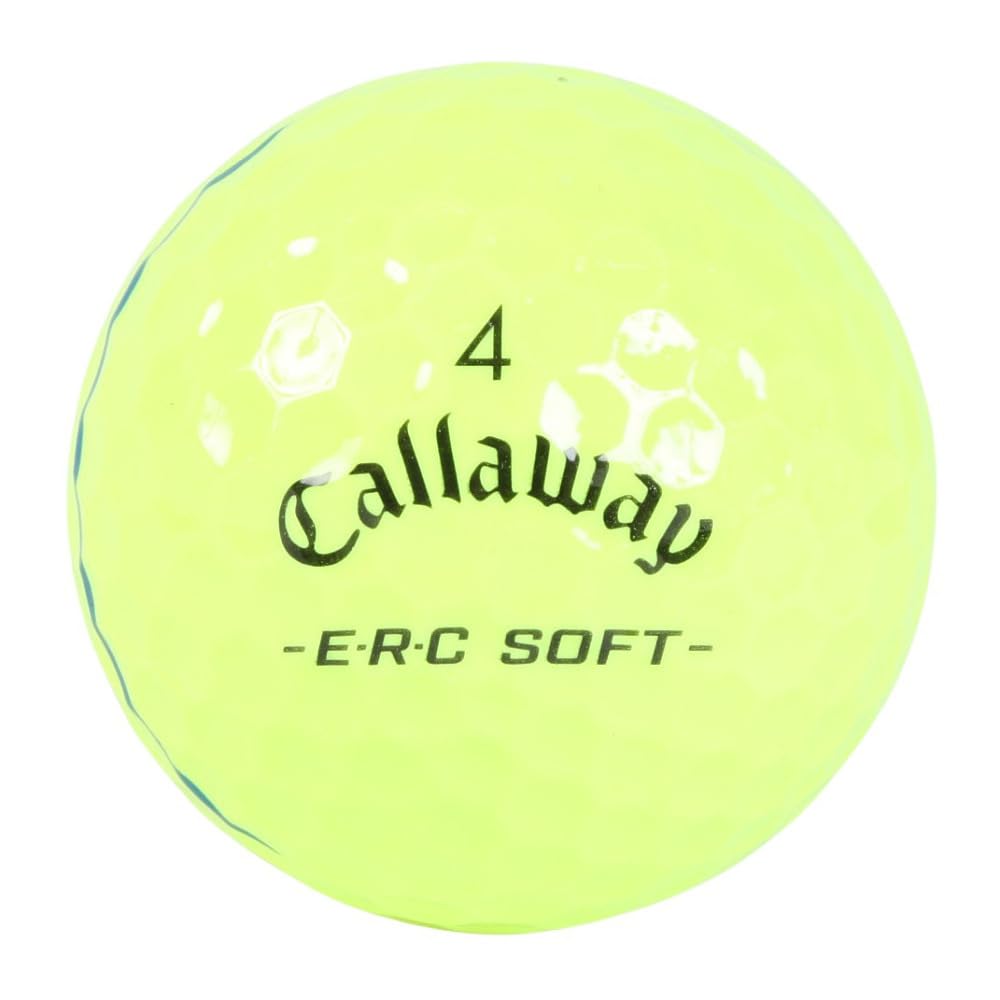 Callaway ERCSOFT YLW 25 TT 3B Golfbälle im Sleeve (3 Pack) (Gelb/FF/Herren, Damen, Jr.)