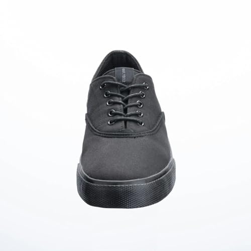 Nissin Rubber Hyper V AC-01 Casual Sneakers, Men's, Black, Size 26.5 cm, 3E, Simple Design, Non-Slip, Lightweight, For On and Off-duty Use