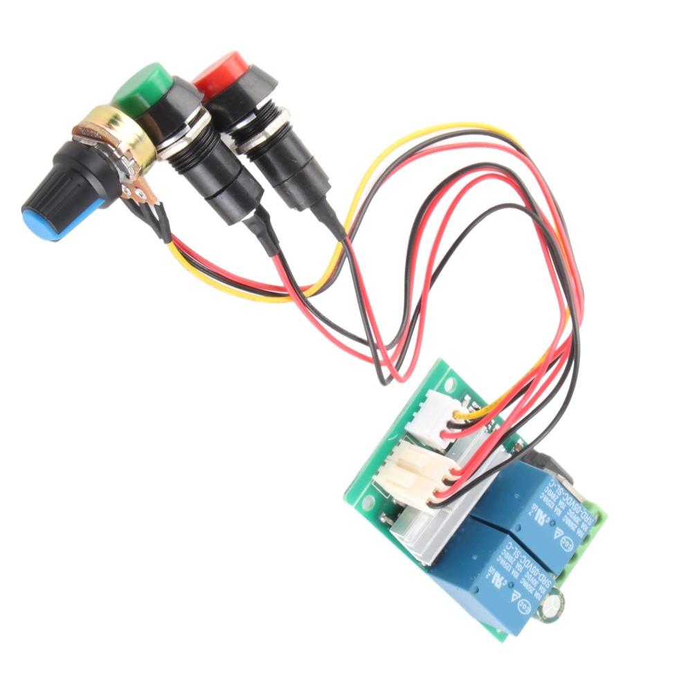 6V 12V 24V Motor Speed Controller CW CCW Rotation PWM Regulator Switch  For DC Motors