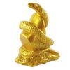 Chinese Zodiac Figurine, Snake, 2025 Year of the Snake, Gold, Feng Shui, Resin, Palm-sized, Feng Shui Item, Interior Decor