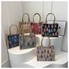 Linen Bag Hand-painted Cotton Sacks Jute Portable Imitation Sacks Linen Bags Shopping Bags Laminated Bags