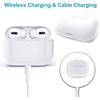 Wireless Charging Case Compatible with AirPods Pro 1st & 2nd Generation, for Airpods Pro Charger Replacement Cases, Support Bluetooth Pairing&Sync