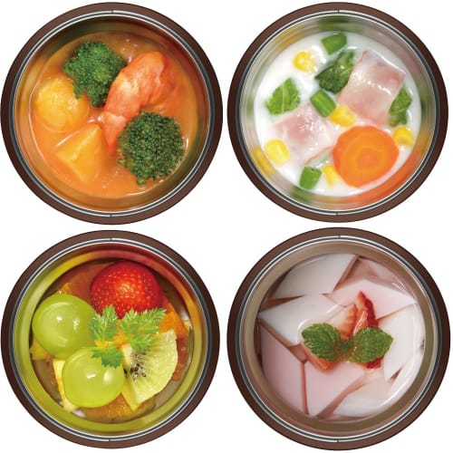 Thermos Vacuum Insulated Soup Jar, 400ml, Mocha, JBQ-400 MC