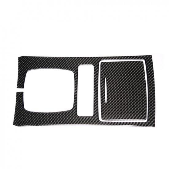 2Pcs Carbon Fiber Interior Gear Shift Cover Trim For Infiniti FX35/37/50 QX70