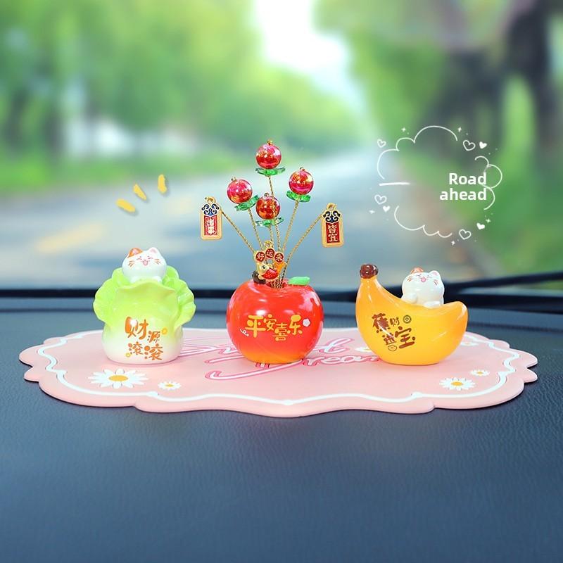 Cats Miniature Car Ornament Resin Creative Car Interior Decor For Gift Giving