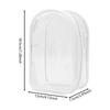 Portable Doll Storage Bag Transparent Doll Figure Display Bag Clear Pouches Suitable for Preventing Scratches