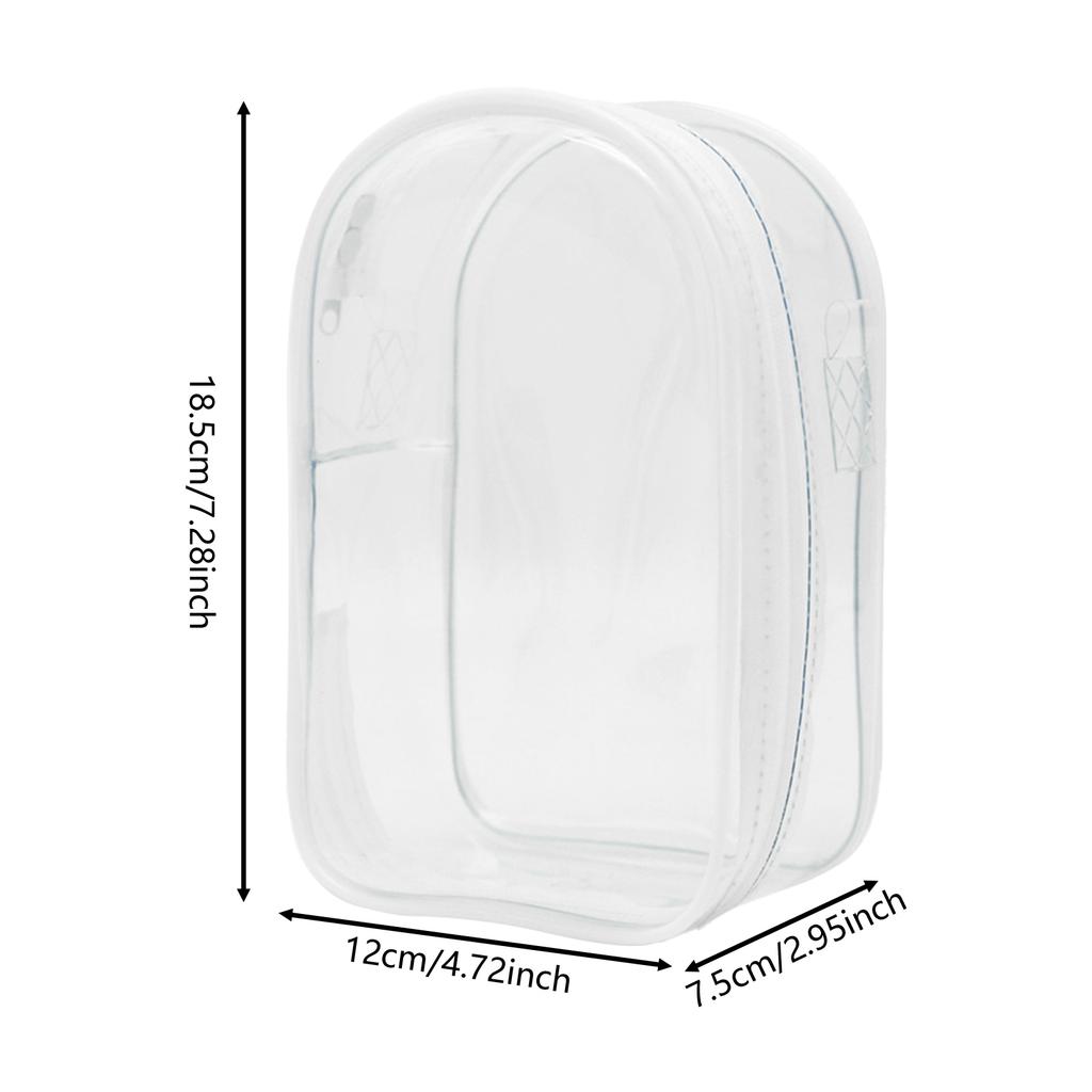Portable Doll Storage Bag Transparent Doll Figure Display Bag Clear Pouches Suitable for Preventing Scratches