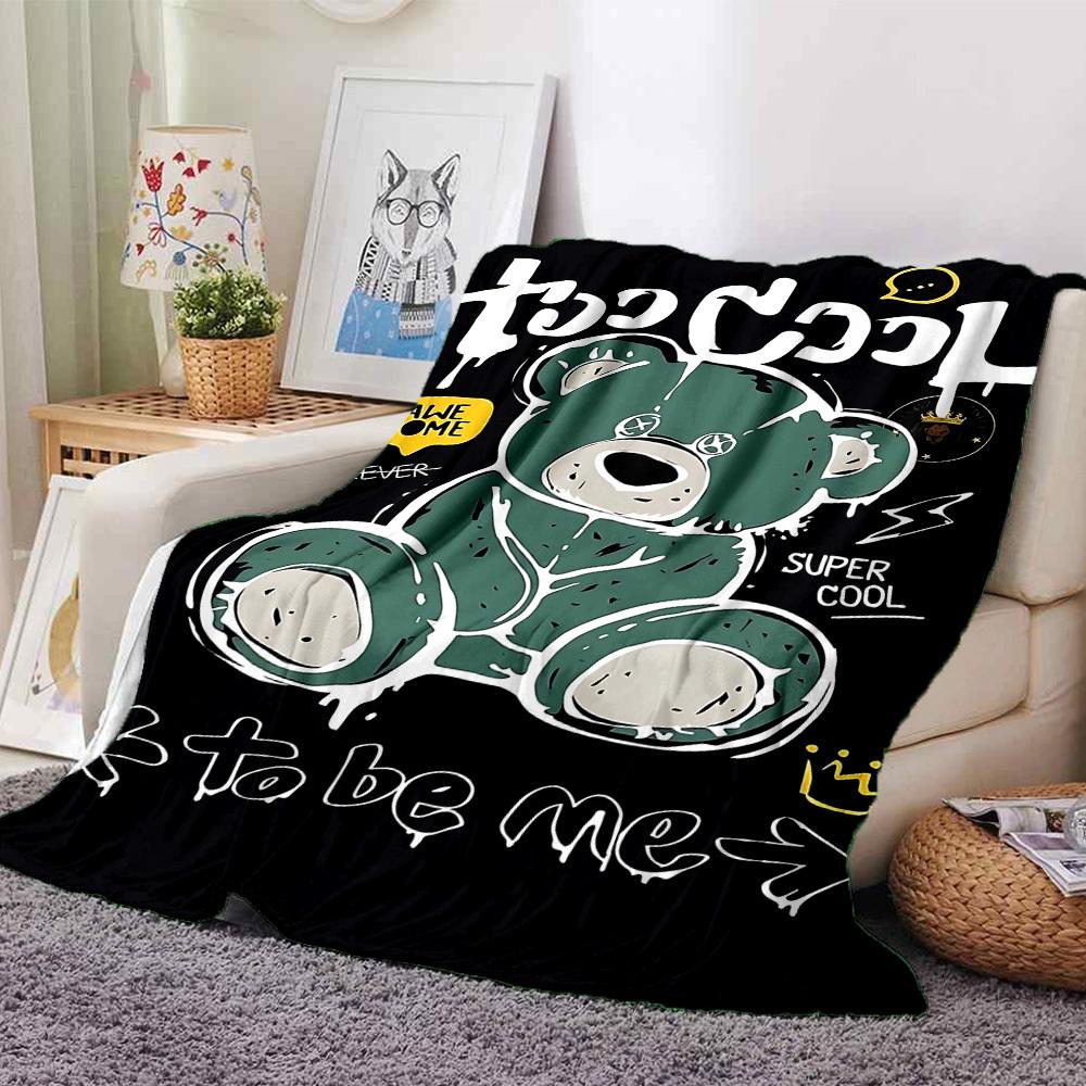 

1pc too cool to be me Soft Flannel All Season Throw for Home, Office, Outdoor UseDurable Comfort Soft Warm Throw for Home 80x120cm