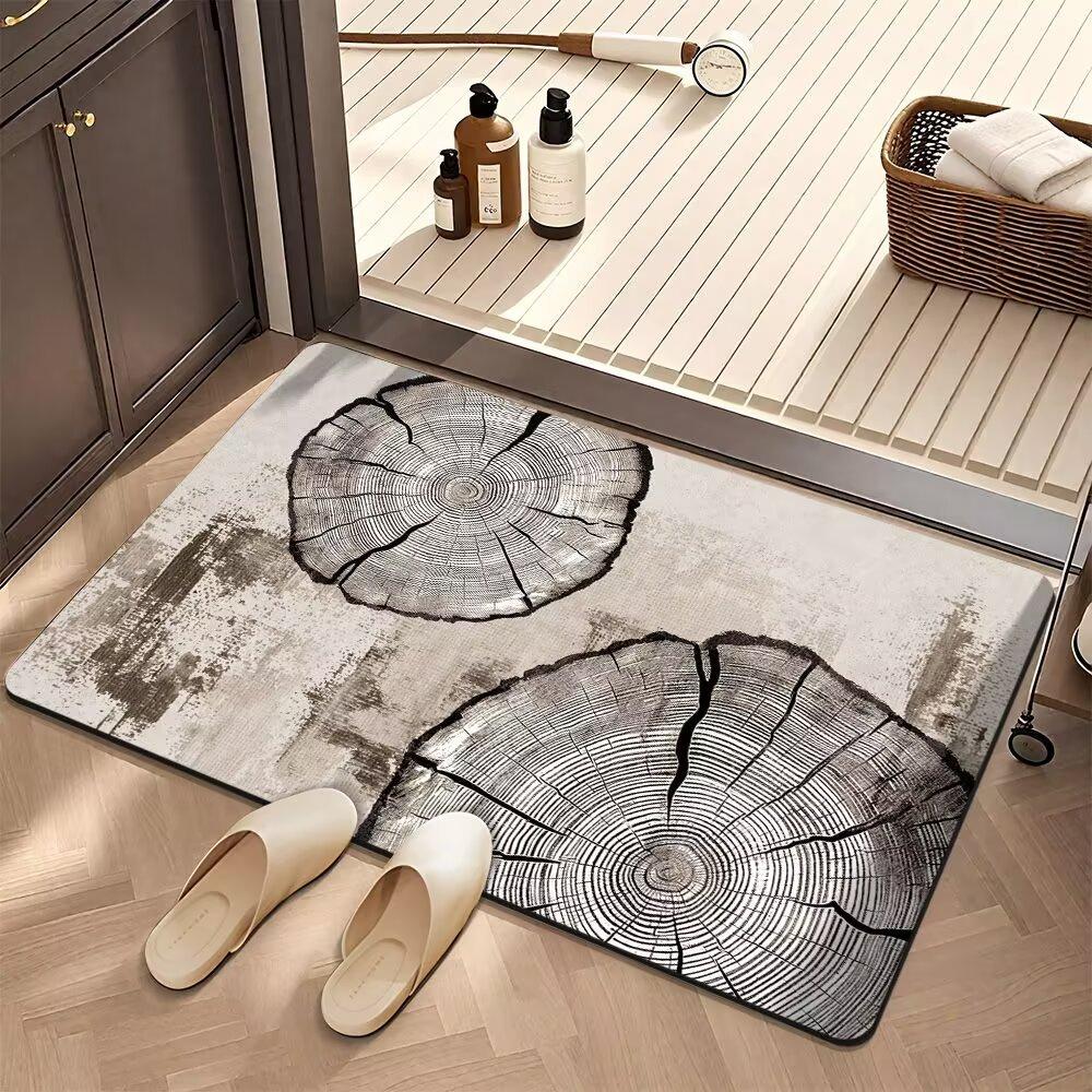 

Коврик для пола в китайском стиле, высококлассный, для ванной комнаты, впитывающий, противоскользящий, коврик для гостиной, входной двери, грязеотталкивающий, износостойкий ковер 40x60cm