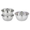 5Pcs Stainless Steel Mixing Bowls Set Food Grade BPA Free Polished Surface Thickened Multi-Functional Large Soup Basins