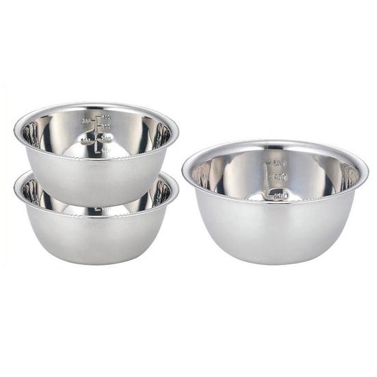 5Pcs Stainless Steel Mixing Bowls Set Food Grade BPA Free Polished Surface Thickened Multi-Functional Large Soup Basins