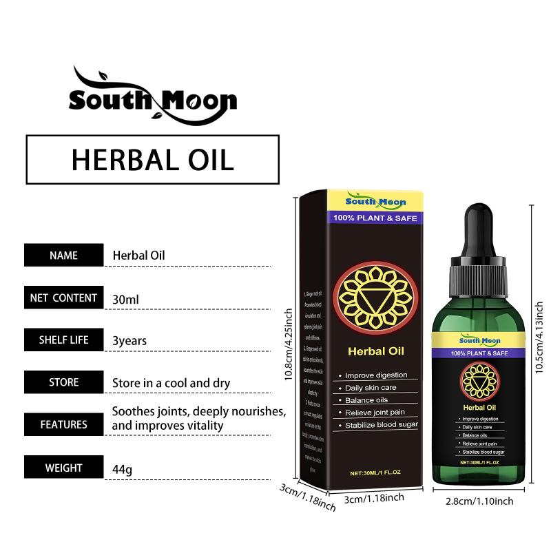 30Ml Herbal Massage Oil For Daily Moisturizing And Hydrating Skin Improve Digestion Daily Skin Care Balance Oils