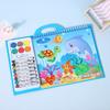 New Puzzle Crayon Watercolor Book Set Educational Astronauts Painting Book Drawing Doodle Book Gift