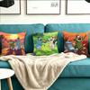 O-Oggy and the C-Cockroaches Square Double-Sided printed Pillow Case Bedroom Bedside Pillow Sofa Cushion Cover