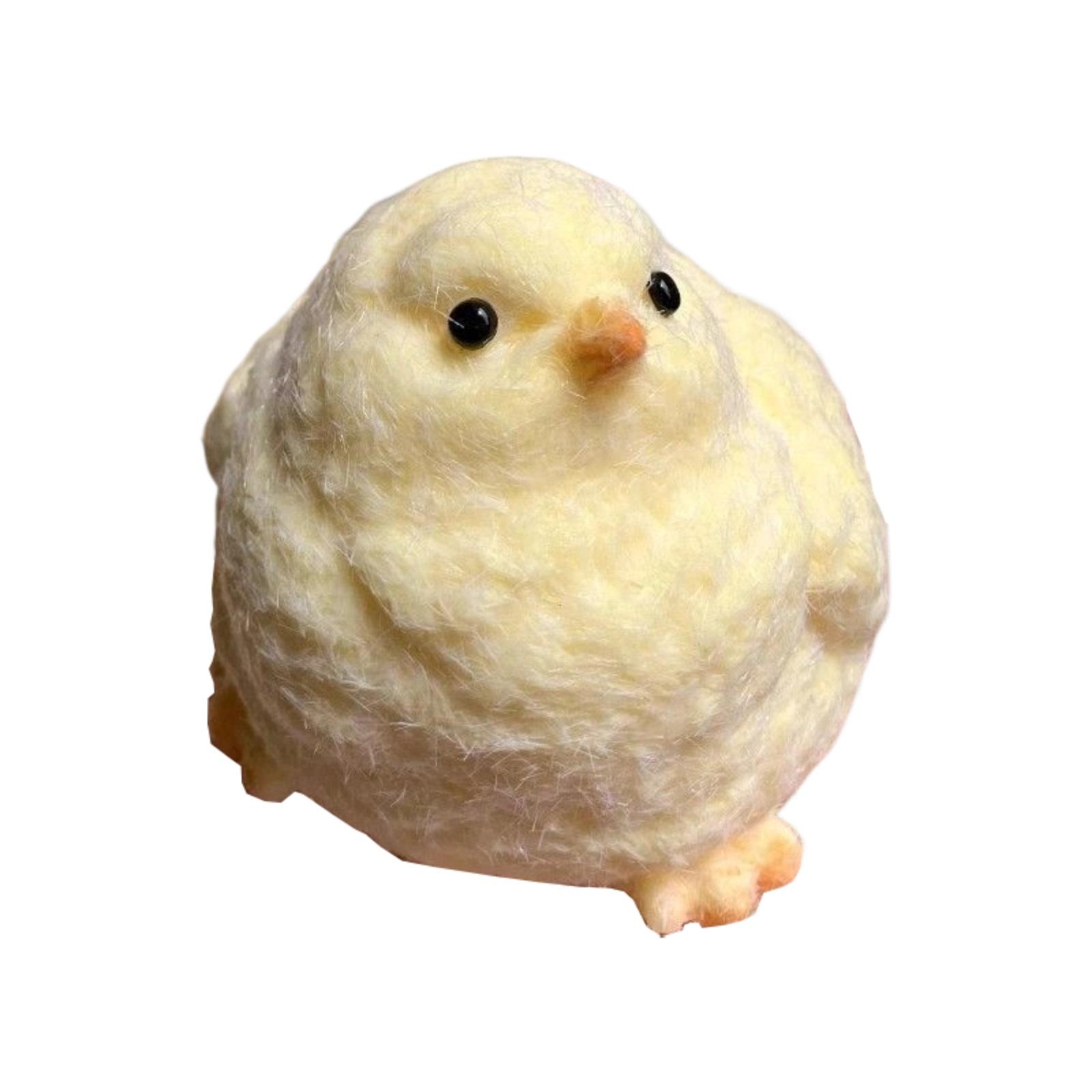 

Realistic Chick Toy - Cute Silicone Animal Slow- Stress Relief For Kids & Adults One Size