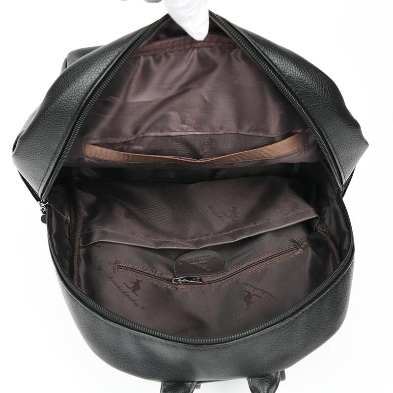 Women Leather Backpacks Zipper Female Chest Bag Travel Back Pack Ladies Bagpack Mochilas School Bags For Teenage Girls Quality