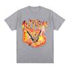 Autism Funny Skeleton Explosion Meme Tshirts Men Clothing Vintage Summer Short Sleeves Tshirt Cotton Casual Oversized T Shirts