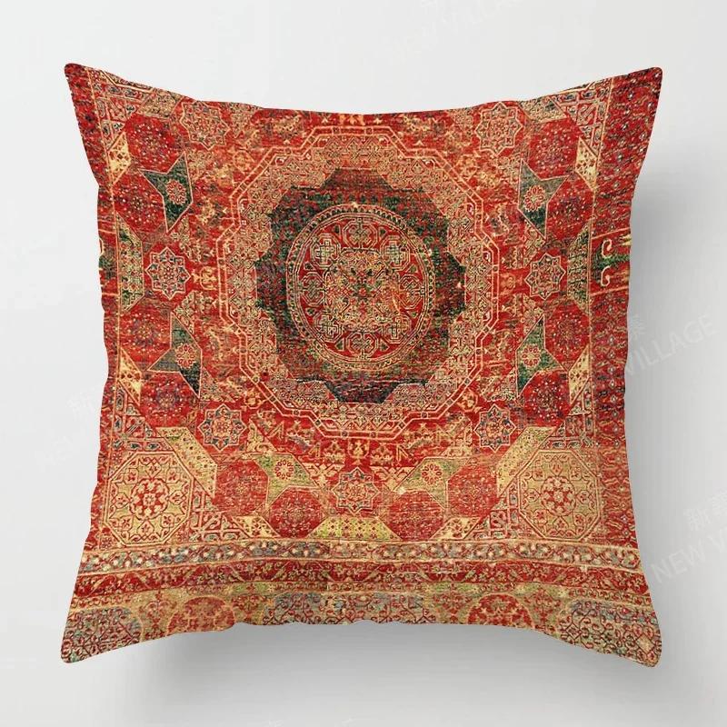 Jesienny wystrój domu jesienna poszewka na poduszkę dekoracyjną do salonu sofa boho 45x45cm 45*45 50*50 60x60cm 40*40 35x35cm Maroko