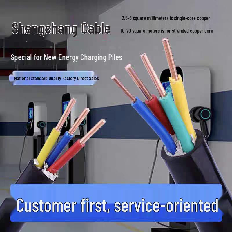 Shangshang Cable YJV Halogen-Free Eco-Friendly Wire: Low Smoke, Non-Toxic Sheathed Wire for Safe Wiring in Offices and Malls