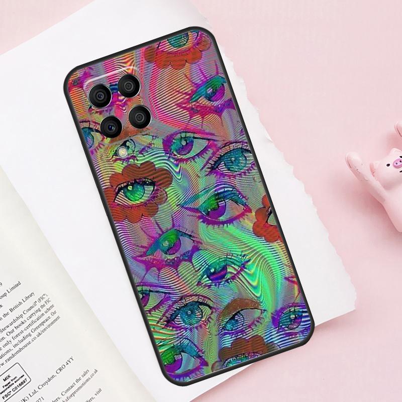 Eye Illustration Case For Samsung Galaxy M15 M35 M55 M51 M31 M21 M11 M16 M36 M56 M53 M12 M32 M52 M14 M34 M54