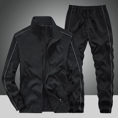 Spring and Autumn Men's Casual Sports Set Handsome Pair Two Piece Set