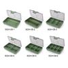 Fishing Tackle Box 1-4 Grid Storage Tray Multifunctional Portable Fishing Accessories Organizer for Hooks and Lures