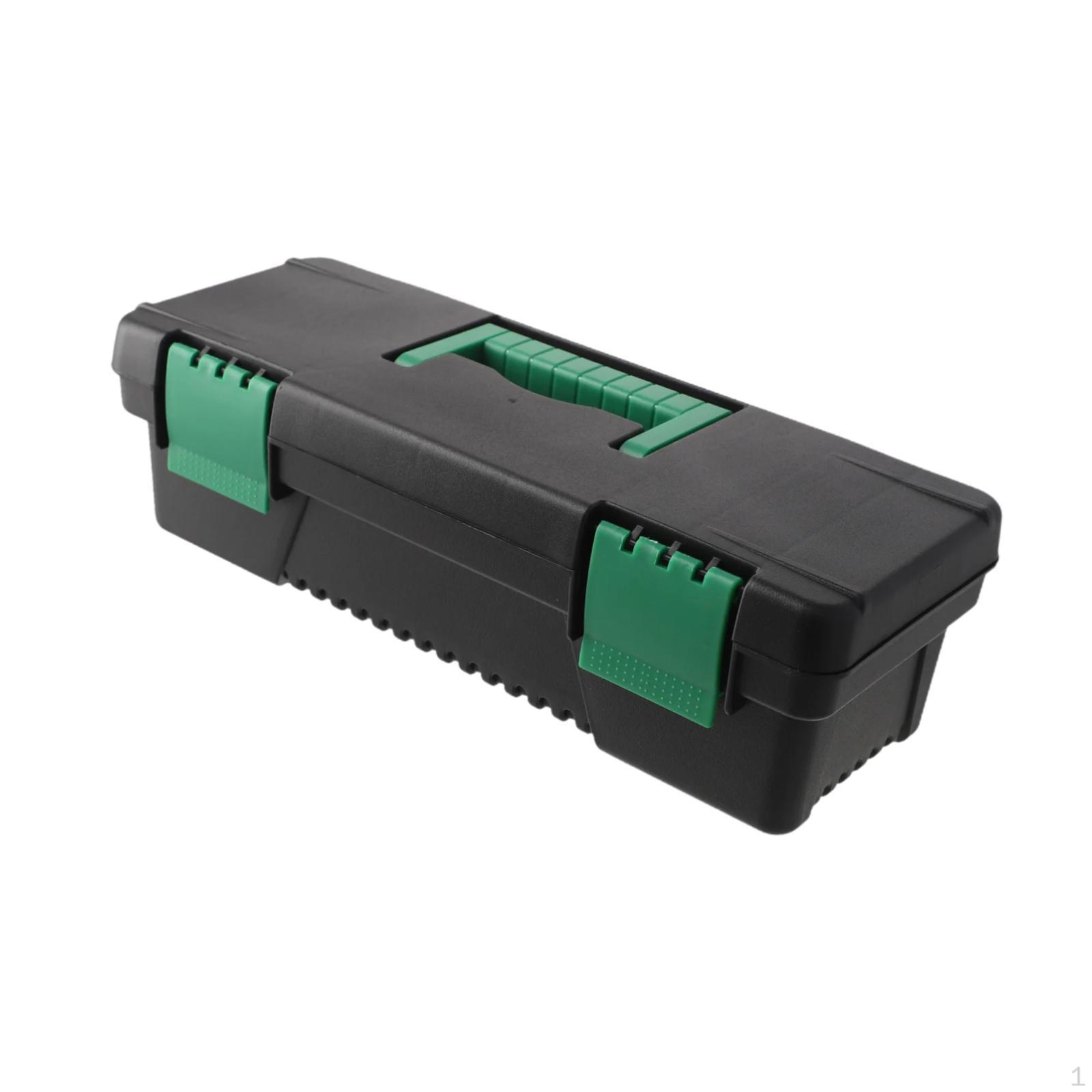 

Portable Tool Organization Box Organizer 25.5x10.5x7.7cm Multifunctional with Handle PP Material for