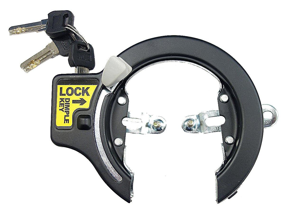 

Замок-кольцо Captain Stag Черный [Ямочный ключ/13 мм/Верхняя вставка] чёрный