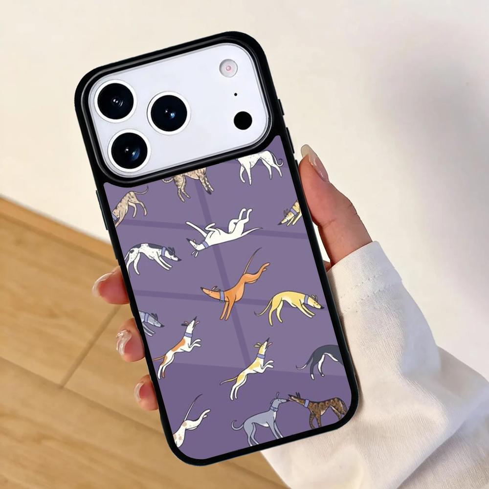Greyhound Mobile Phone Case for IPhone 17 AIR 16pro Max 15 14 13 12 11 Bumper Cover