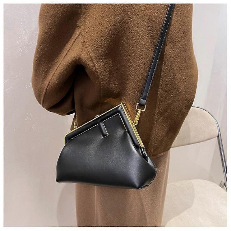 Women Handbags Designer Top Handle Shoulder Bags Tote Crossbody Bag for Ladies PU Leather Bag-Black