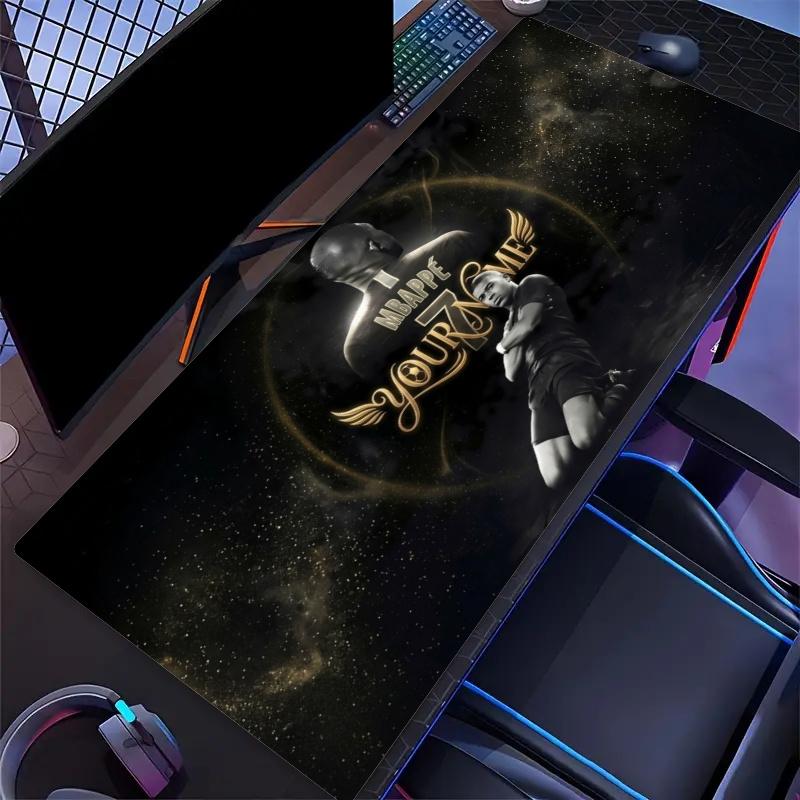 Custom Name Soccer Jersey Custom Name Large Size Mouse Pad Gaming Table Cushion Nonslip Laptop Tablet Big XXL Mat Mini PC Playmat With Lock edge