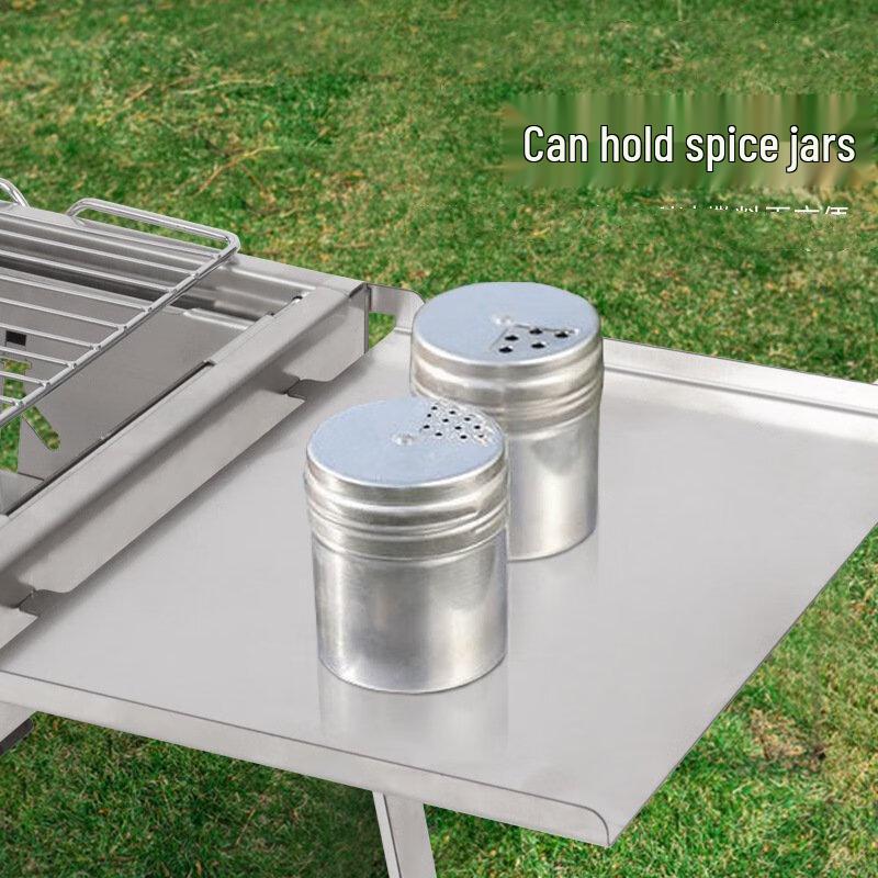 ZISIZ Outdoor Camping Charcoal BBQ Grill