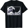 Le Grand T-shirt Vague de Fibonacci de Kanagawa