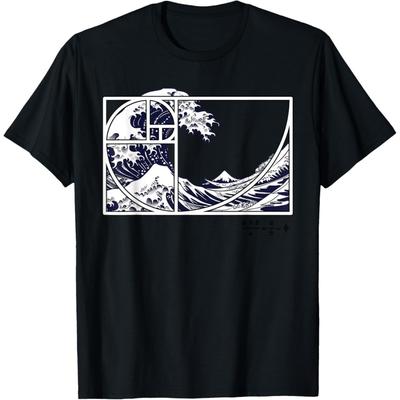 The Great Fibonacci Wave Off Kanagawa T-Shirt