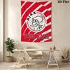 Custom Name AJAX Wall Tapestry Aesthetic Wall Hanging Printed Fabric Blanket Decorative Tapestries for Bedroom Living Room Home Decor