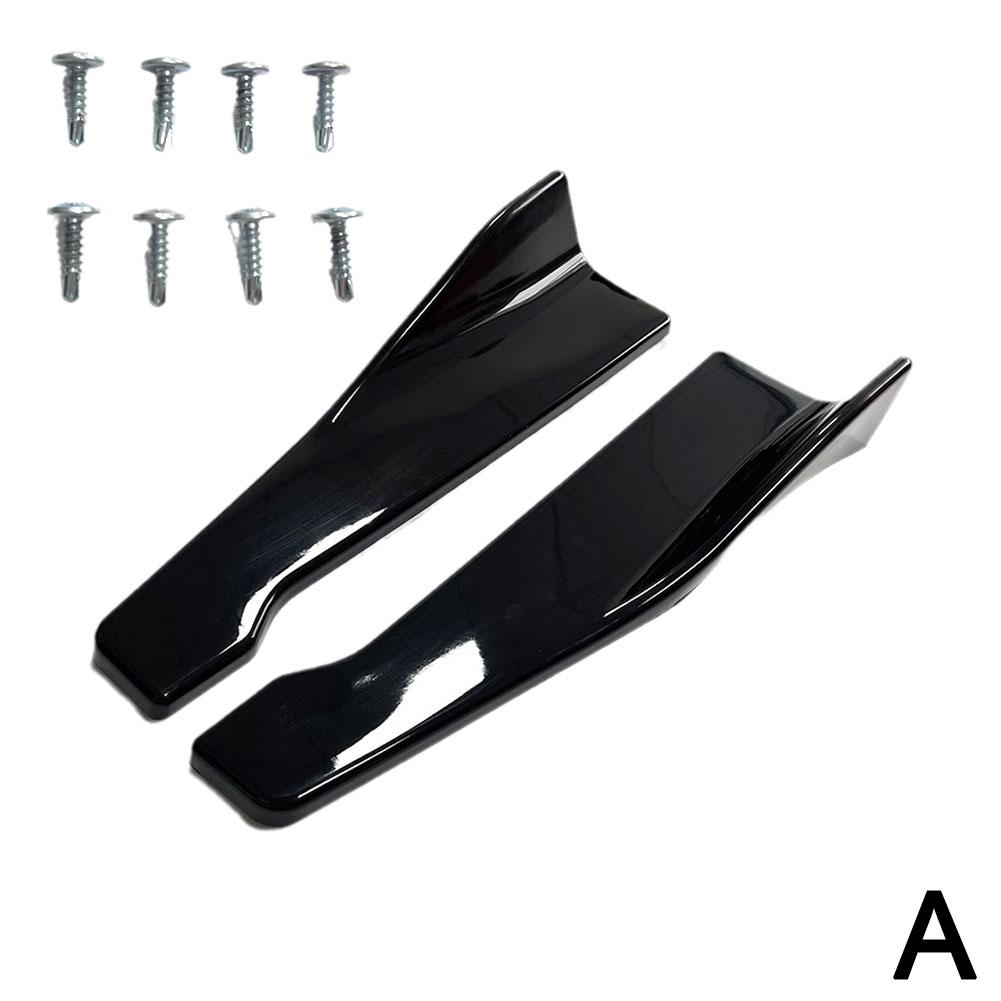 Universal 48CM Length Car Side Skirt  Rear Bumper Lip Splitter Winglet Aprons Protector Scratch Automotive Accessories