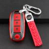 Leather Key Cover for Dongfeng Qichen D60, T90, T70 - All-Inclusive Key Shell with Buckle, Unisex Design.